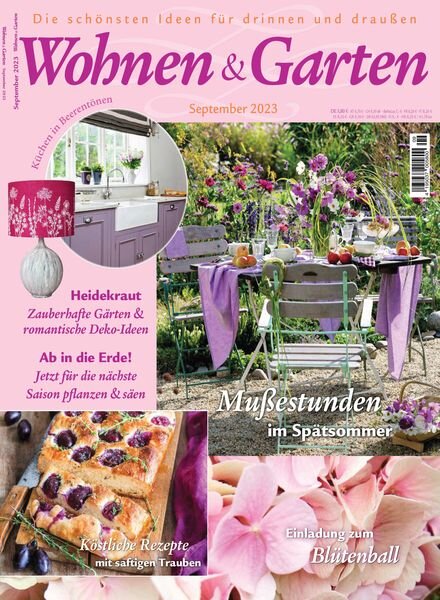 Wohnen & Garten – September 2023 Cover