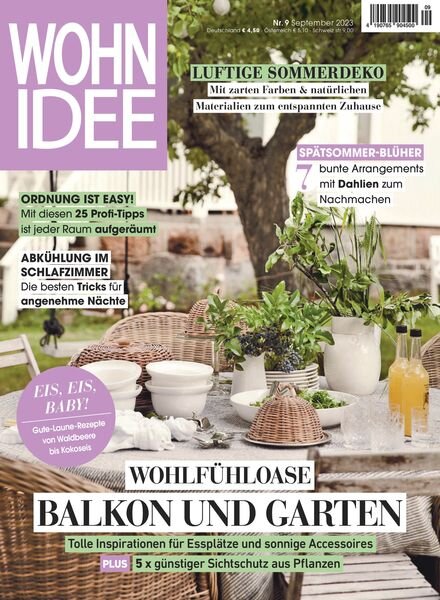 Wohnidee – September 2023 Cover