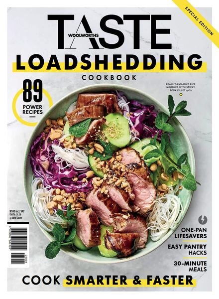 Woolworths Taste – Loadshedding Cookbook – August 2023 Cover