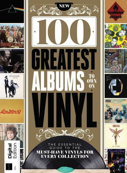 100 Greatest Albums You Should Own On Vinyl – 3rd Edition – August 2023 Cover
