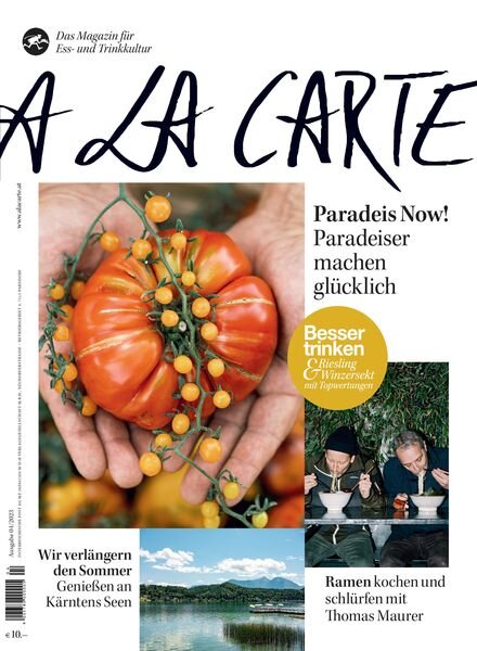 A la Carte Austria – September 2023 Cover