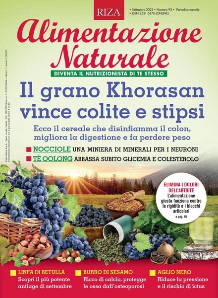 Alimentazione Naturale – Settembre 2023 Cover