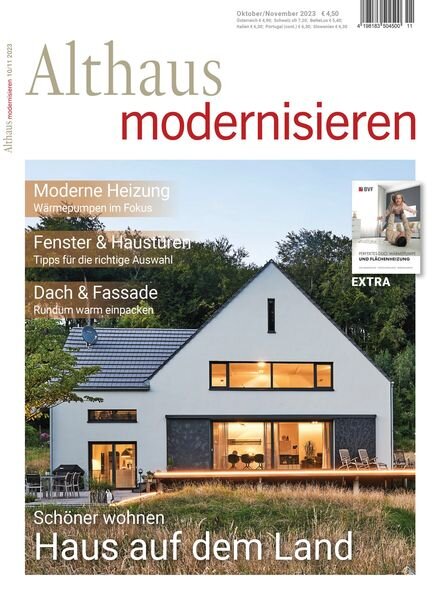 Althaus Modernisieren – Oktober-November 2023 Cover