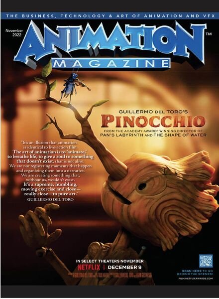 Animation Magazine – November 2022 Cover