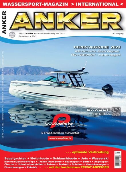 Anker – September-Oktober 2023 Cover