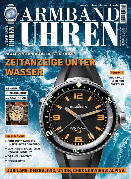 Armbanduhren – August-September 2023 Cover