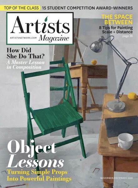 Artists Magazine – November-December 2021 Cover