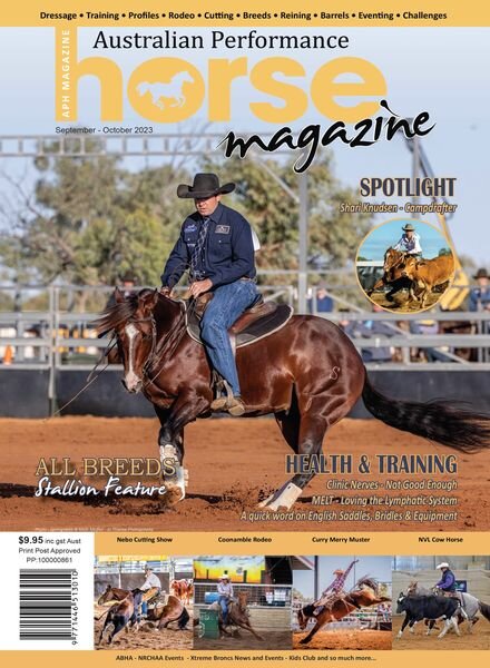 Australian Performance Horse Magazine – September-October 2023 Cover
