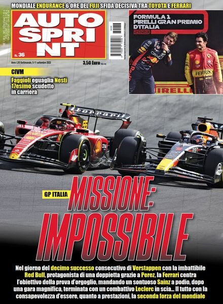 Auto Sprint – 5 Settembre 2023 Cover