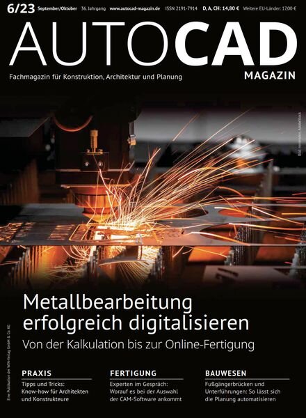 AutoCAD & Inventor Magazin – September-Oktober 2023 Cover