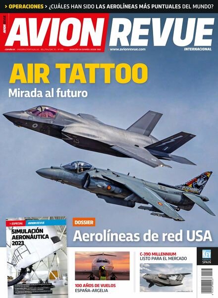 Avion Revue Internacional – Numero 495 – Agosto 2023 Cover