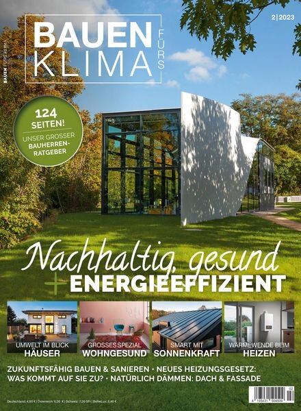 Bauen furs Klima – August 2023 Cover