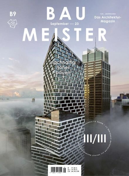 Baumeister – September 2023 Cover