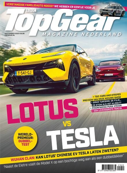 BBC Top Gear Netherlands – September 2023 Cover