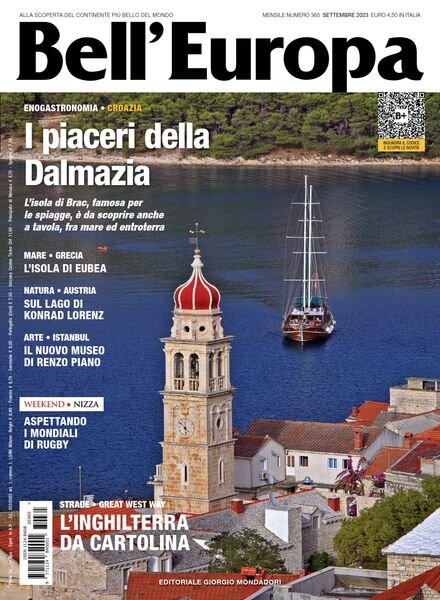 Bell’Europa – Settembre 2023 Cover