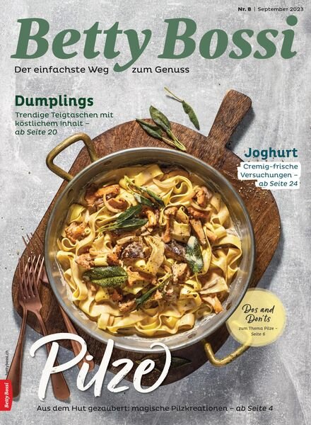 Betty Bossi – September 2023 Cover