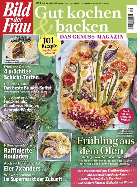 Bild der Frau Gut Kochen & Backen – Marz-April 2022 Cover
