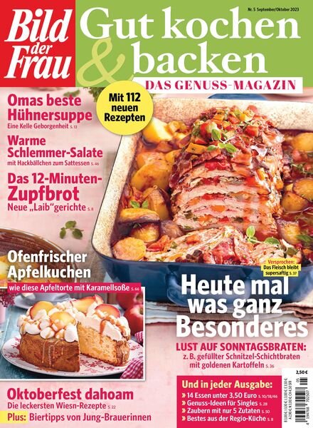 Bild der Frau Gut Kochen & Backen – September-Oktober 2023 Cover