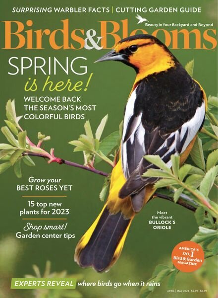 Birds & Blooms – April-May 2023 Cover