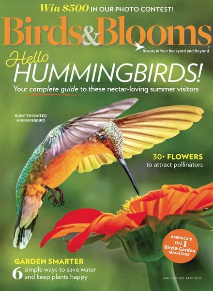 Birds & Blooms – June-July 2022 Cover