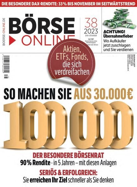 Borse Online – 21 September 2023 Cover