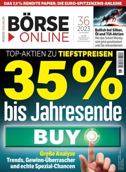 Borse Online – 7 September 2023 Cover