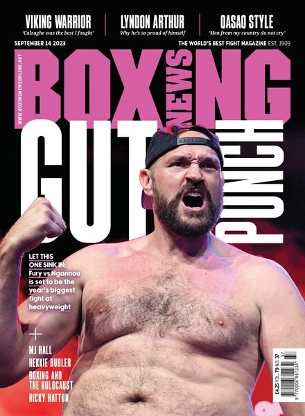 Boxing News – 14 September 2023 Cover