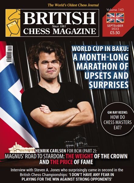 British Chess Magazine – September 2023 Cover