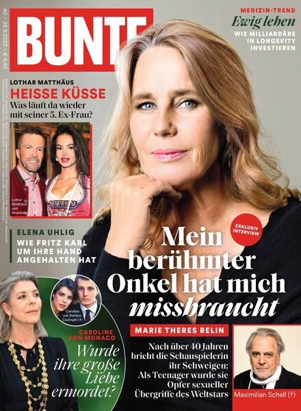 Bunte – 28 September 2023 Cover