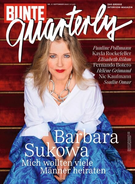 Bunte Quarterly – September 2023 Cover