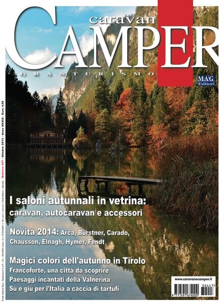 Caravan e Camper Granturismo – Ottobre 2013 Cover