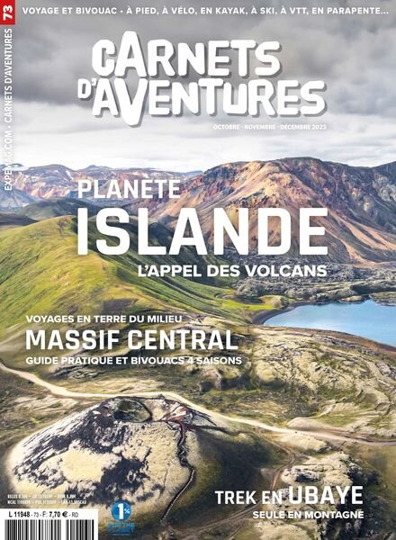 Carnets d’Aventures – Octobre-Decembre 2023 Cover
