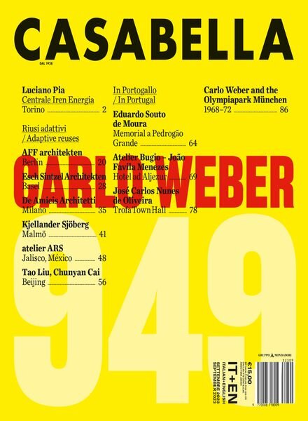 Casabella – Settembre 2023 Cover