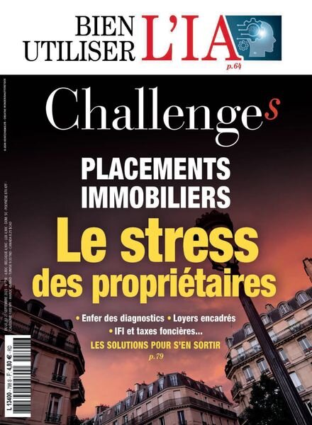 Challenges – 21 Septembre 2023 Cover
