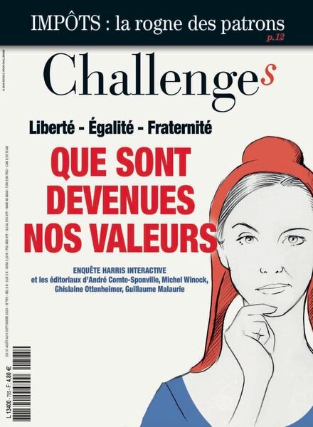 Challenges – 31 Aout 2023 Cover