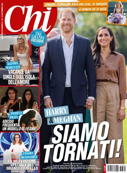 Chi – 20 Settembre 2023 Cover