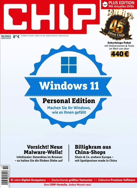 Chip Germany – Oktober 2023 Cover