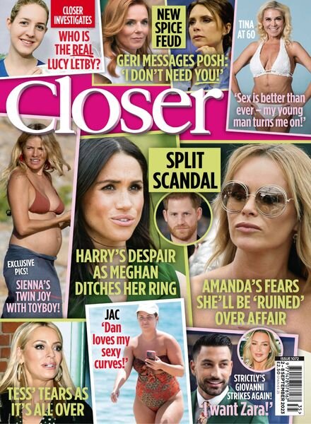 Closer UK – Issue 1072 – 2 September 2023 Cover