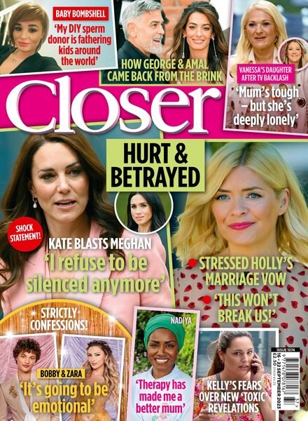 Closer UK – Issue 1074 – 16 September 2023 Cover