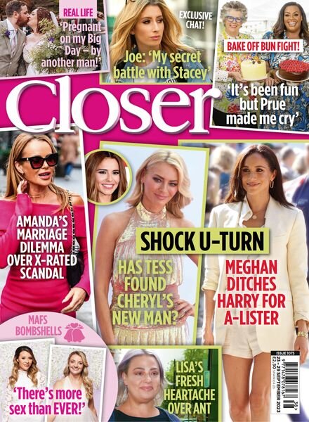 Closer UK – Issue 1075 – 23 September 2023 Cover
