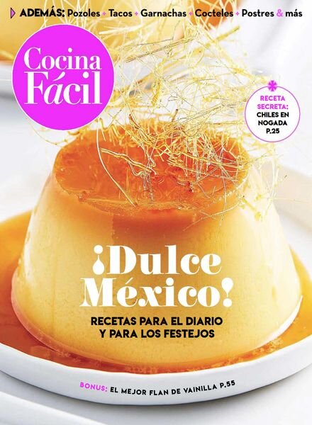Cocina Facil Mexico – Septiembre 2023 Cover