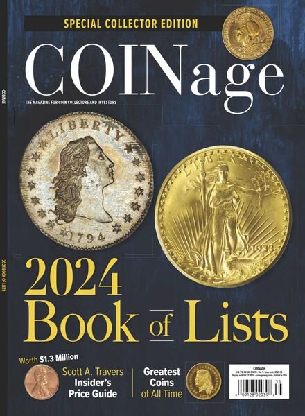 COINage – Special Collector Edition – Book of List 2024 Cover