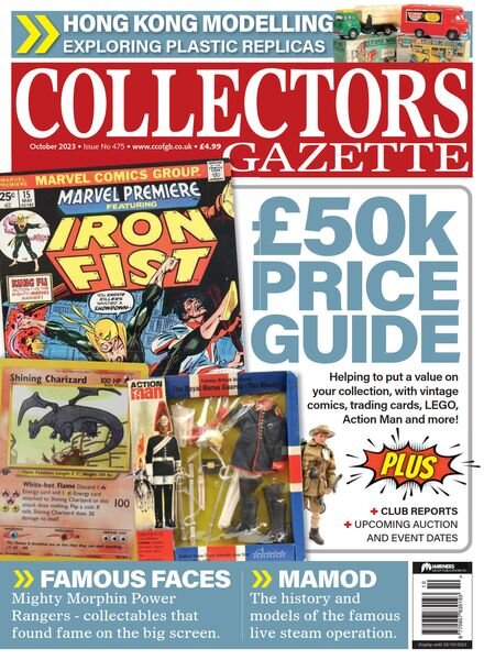 Collectors Gazette – Issue 475 – October 2023 Cover