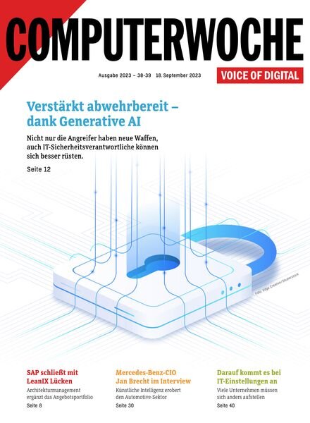 Computerwoche – 18 September 2023 Cover