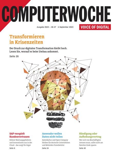 Computerwoche – 4 September 2023 Cover