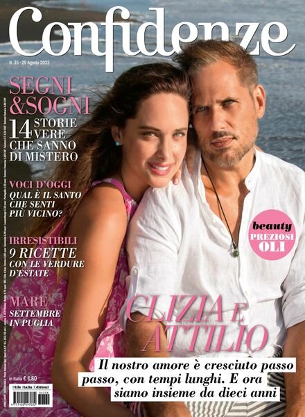 Confidenze – 29 Agosto 2023 Cover
