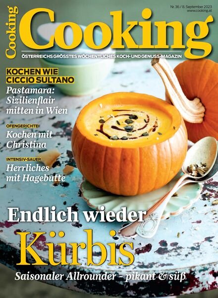 Cooking Austria – 8 September 2023 Cover
