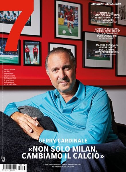 Corriere della Sera Sette – 15 Settembre 2023 Cover