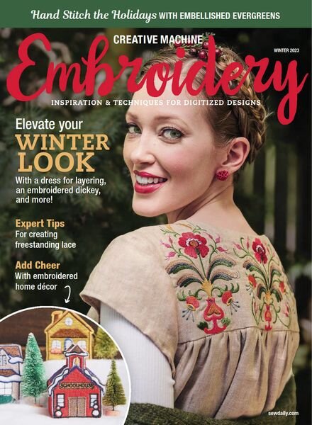 Creative Machine Embroidery – Winter 2023 Cover