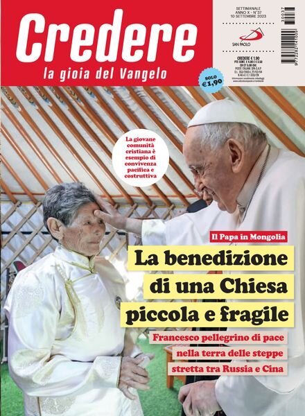 Credere – 10 Settembre 2023 Cover